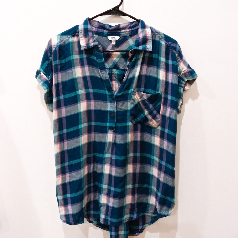 Sonoma Super Soft Button Down Tee